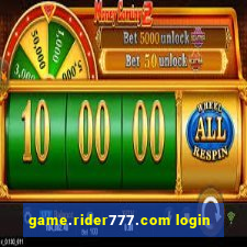 game.rider777.com login